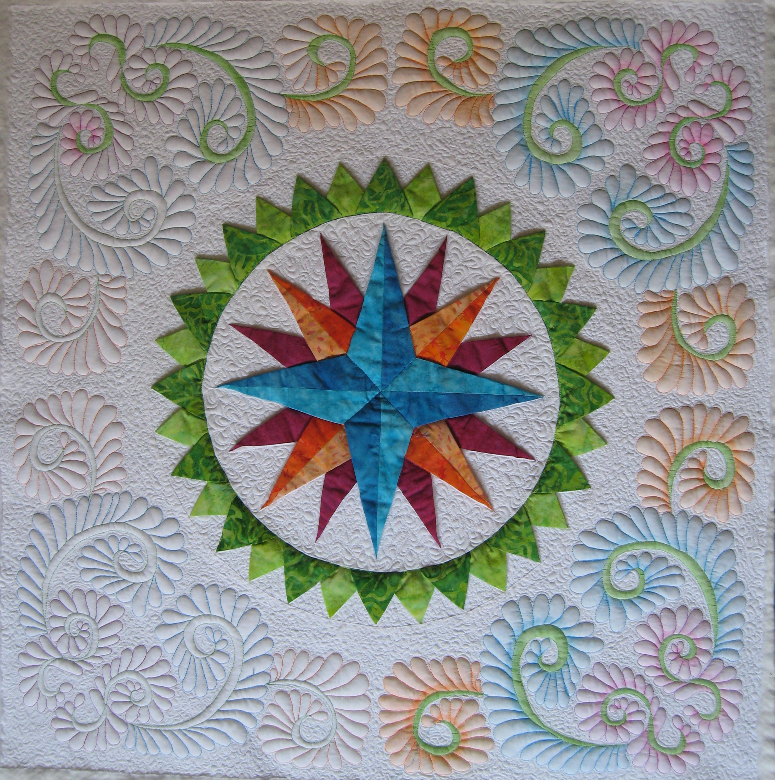 Quilting The 3 D Mariner s Compass Mary Anne s Quilting Adventures And More 